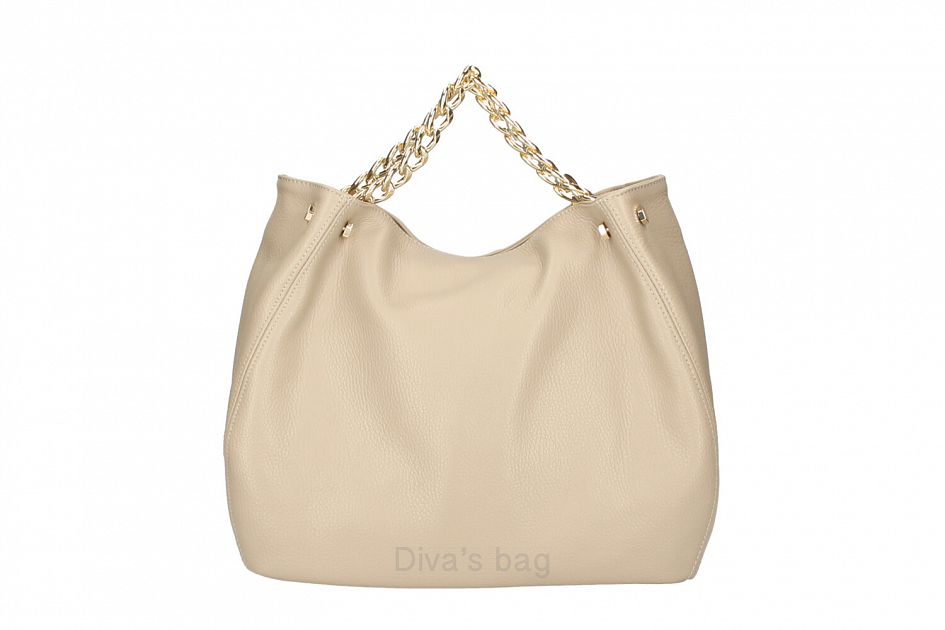 Olga - Genuine Leather Maxi Bag