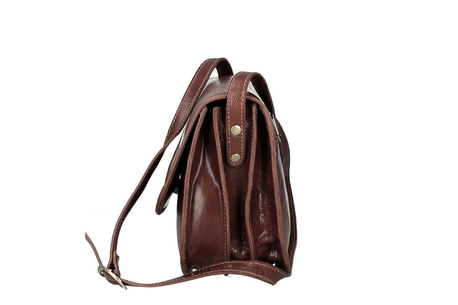 Amina - Leather Messenger Bag