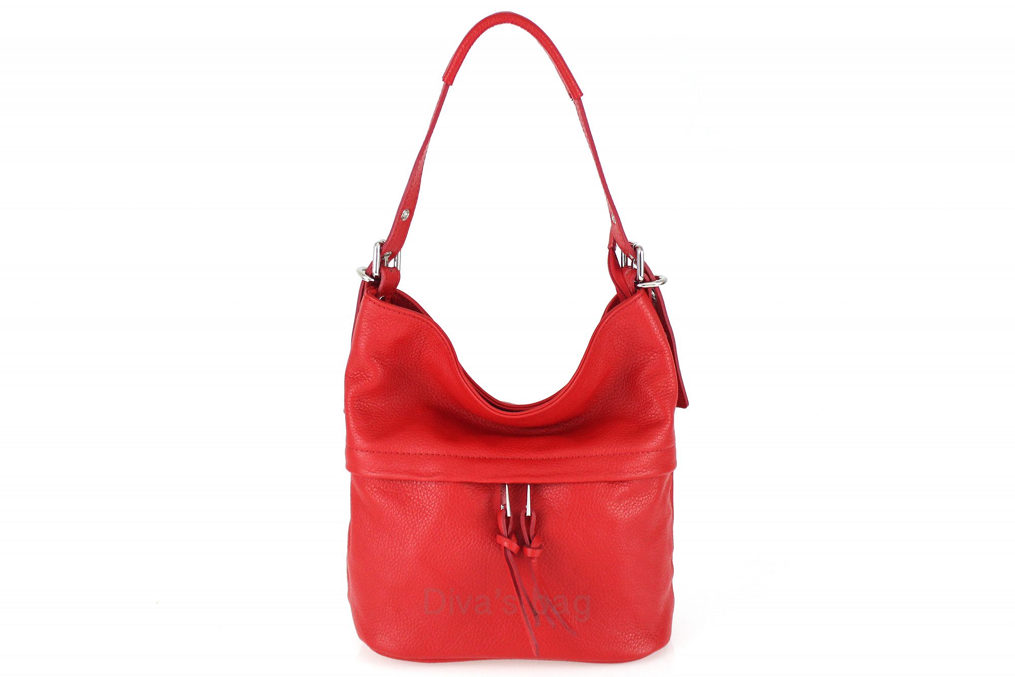 reiss maya leather shoulder bag