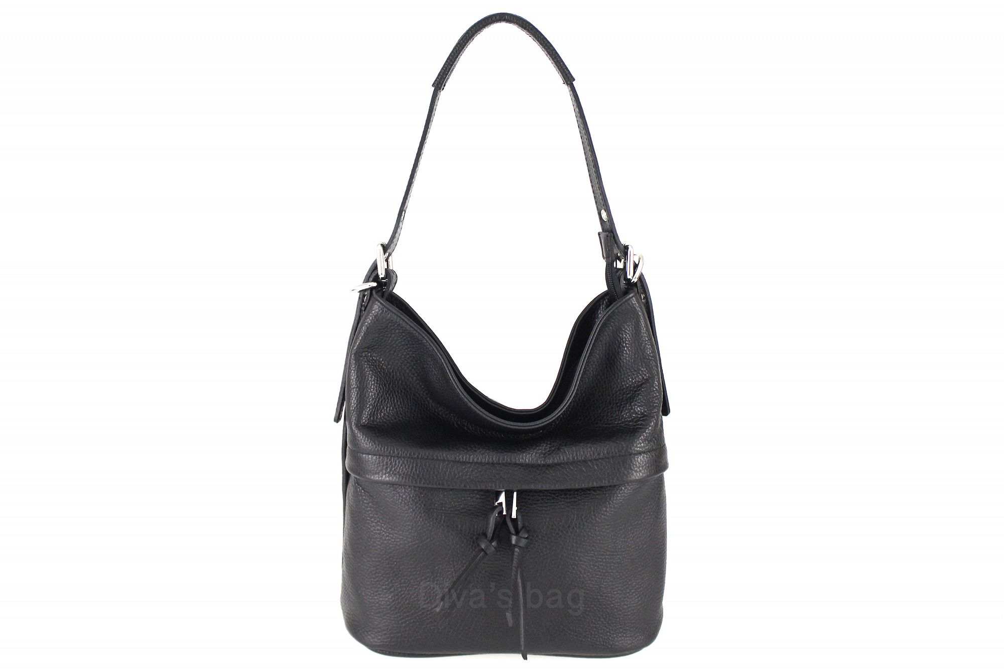 reiss maya leather shoulder bag