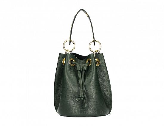 Florence Ilaria shops bucket leather bag